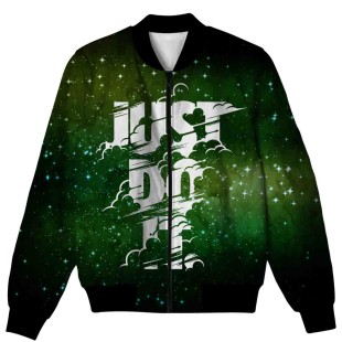 JUST DO IT ALL OVER PRINTED JACKET AO-JACKET-100 price in Pakistan